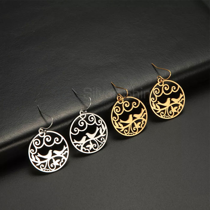 Bird Earring, Animal Minimalist Earring In 925 Sterling Silver AME34_0