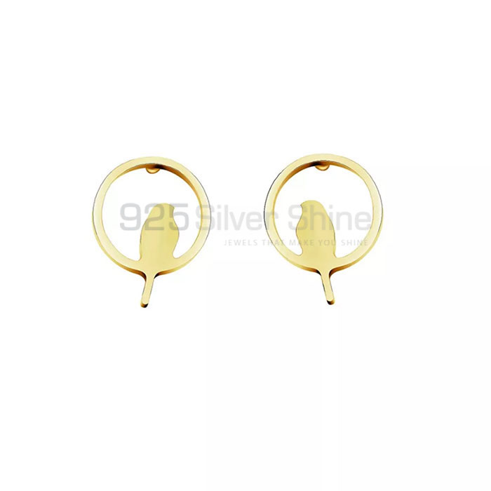 Bird Earring, Animal Minimalist Earring In 925 Sterling Silver AME71_2