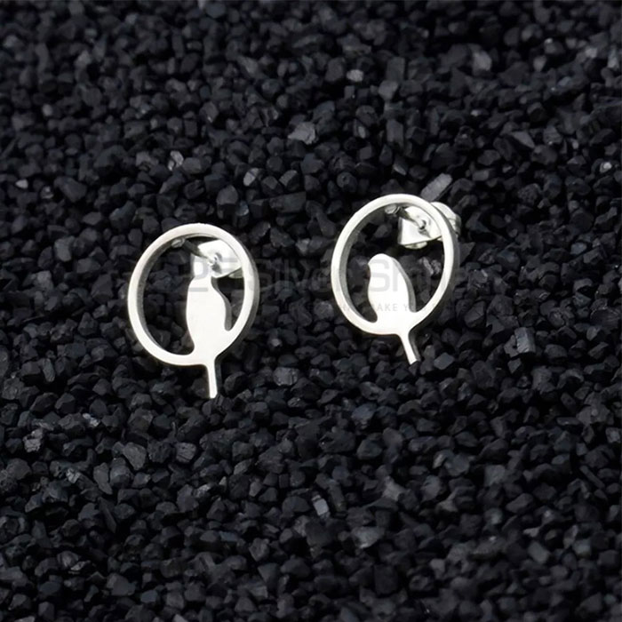 Bird Earring, Animal Minimalist Earring In 925 Sterling Silver AME71_3