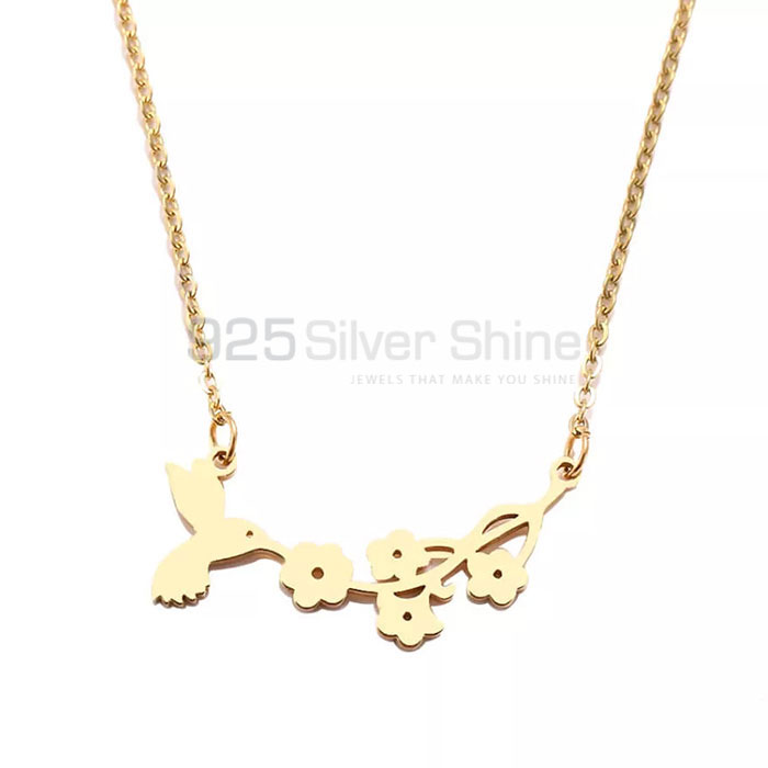 Bird Pendant, Animal Minimalist Pendant In 925 Sterling Silver AMP283_0