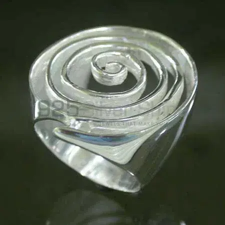 Plain Silver Rings Jewelry 925SR2487_1