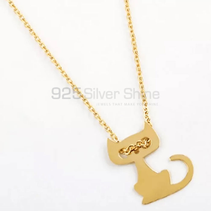 Bunny Rabbit Necklace, Animal Minimalist Necklace In 925 Sterling Silver AMN185_1