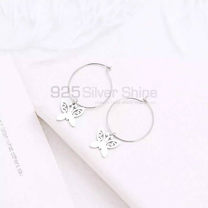 Butterfly Earring, Animal Minimalist Earring In 925 Sterling Silver Jewelry AME37_1