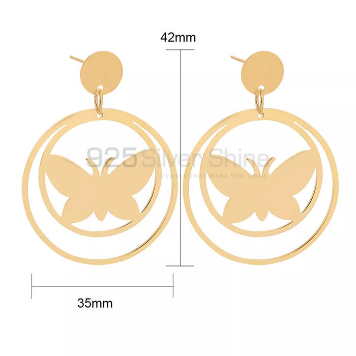 Butterfly Earring, Animal Minimalist Earring In 925 Sterling Silver Jewelry AME33_0
