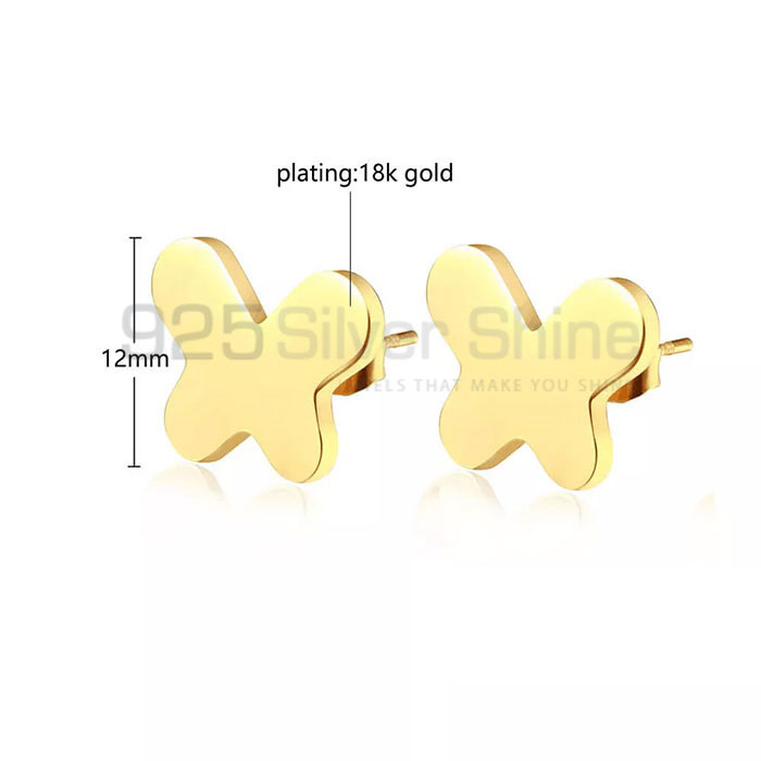 Butterfly Earring, Animal Minimalist Handmade Earring In 925 Sterling Silver AME66_0