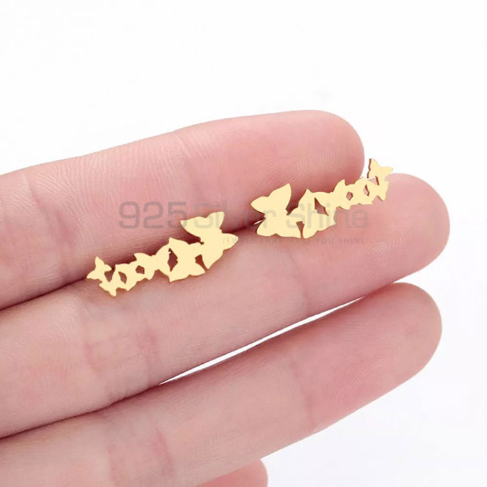 Butterfly Earring, Animal Minimalist Handmade Earring In 925 Sterling Silver AME78_0