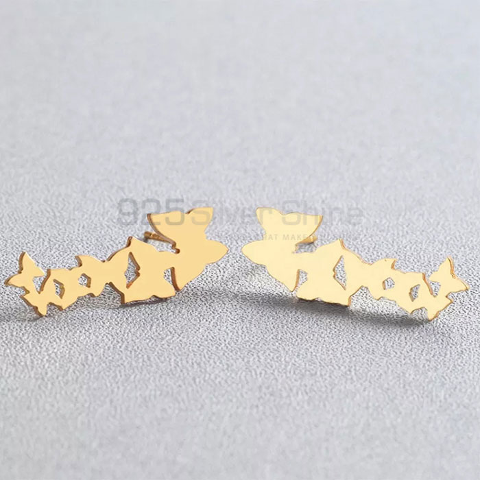 Butterfly Earring, Animal Minimalist Handmade Earring In 925 Sterling Silver AME78_3