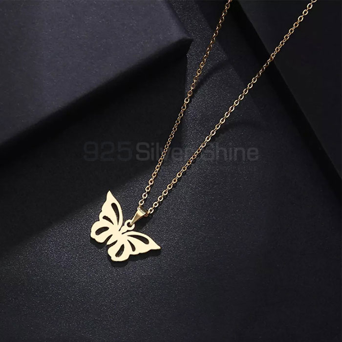 Butterfly Necklace, Animal Minimalist Necklace In 925 Sterling Silver AMN120_4