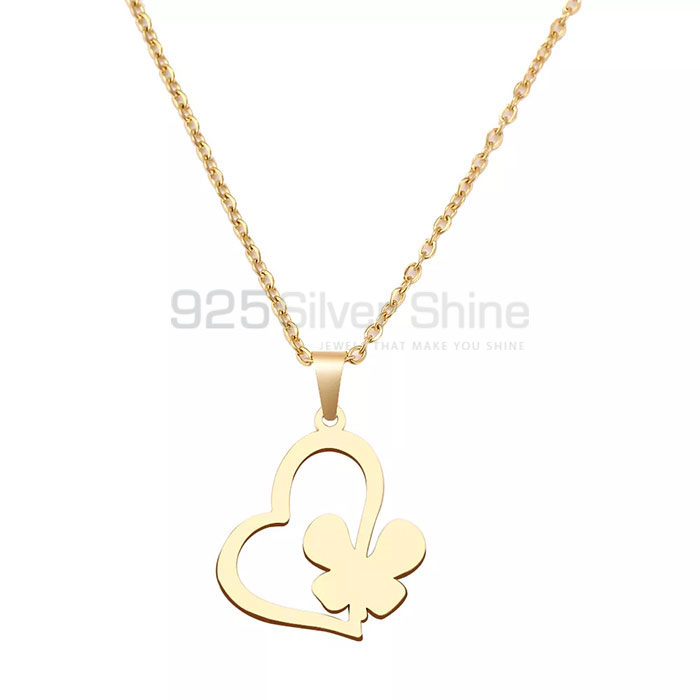 Butterfly Necklace, Animal Minimalist Necklace In 925 Sterling Silver Jewelry AMN107_3