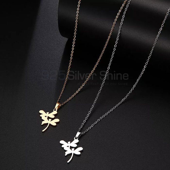 Butterfly Necklace, Animal Minimalist Necklace In 925 Sterling Silver AMN189_1