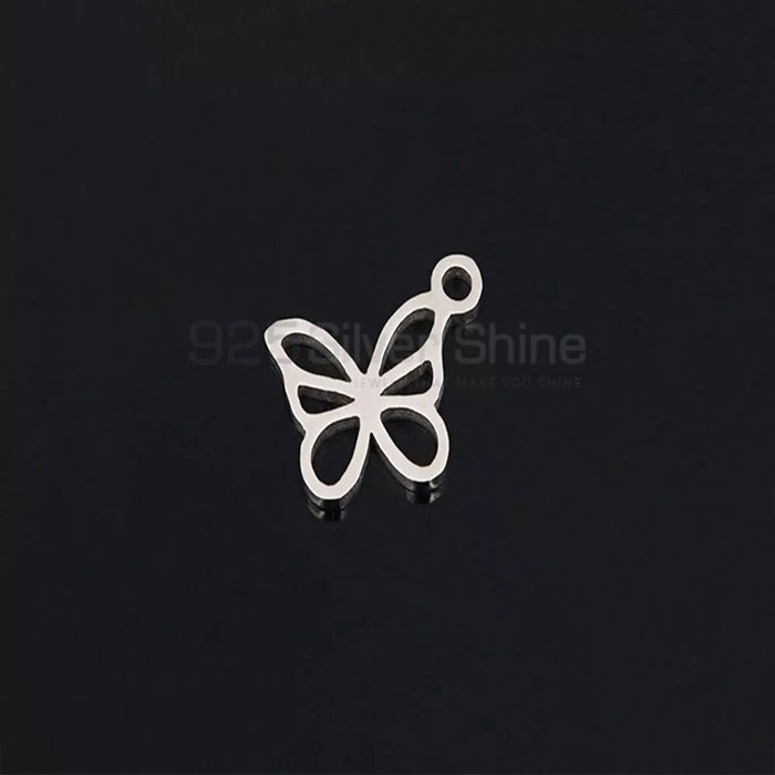 Butterfly Silver Pendant, Animal Minimalist Pendant In 925 Sterling Silver AMP264