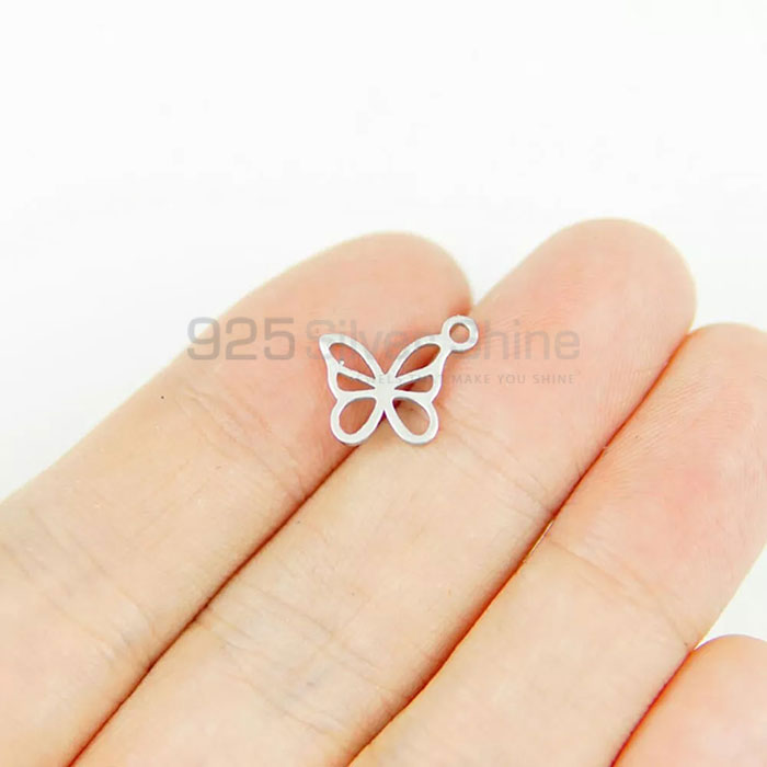 Butterfly Silver Pendant, Animal Minimalist Pendant In 925 Sterling Silver AMP264_0