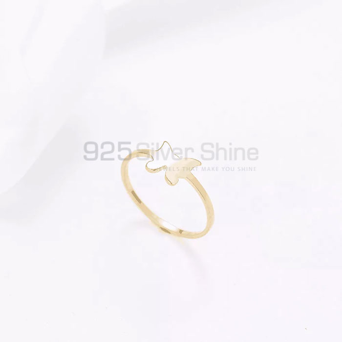 Butterfly Ring, Animal Minimalist Rings In 925 Sterling Silver AMR306_1