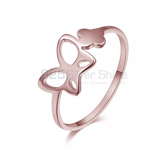 Butterfly Ring, Animal Minimalist Rings In 925 Sterling Silver AMR300_1