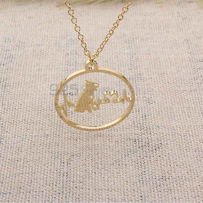 Cat Necklace, Handmade Animal Minimalist Necklace In 925 Sterling Silver AMN172_0