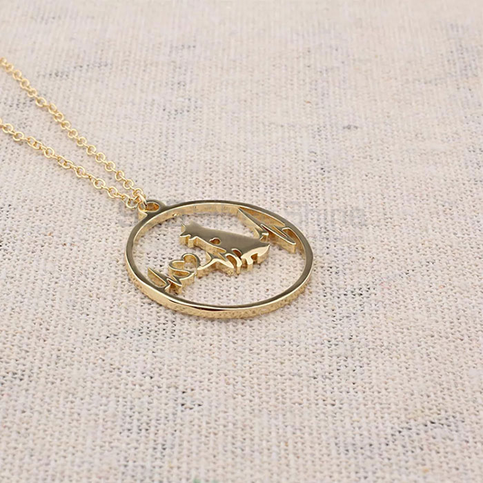 Cat Necklace, Handmade Animal Minimalist Necklace In 925 Sterling Silver AMN172_1