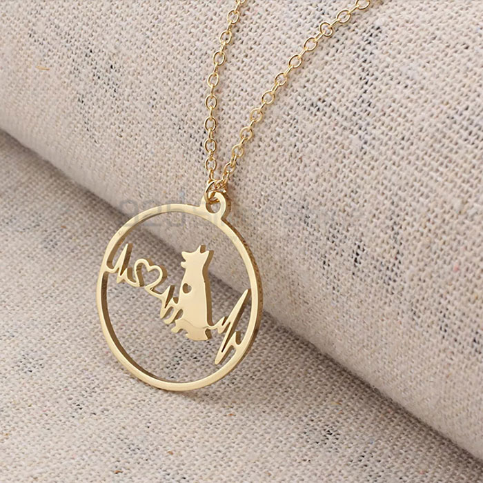 Cat Necklace, Handmade Animal Minimalist Necklace In 925 Sterling Silver AMN172_2