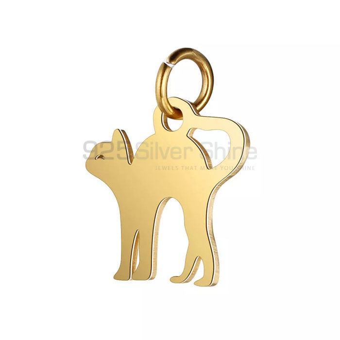 Cat Pendant, Animal Minimalist Pendant In 925 Sterling Silver AMP282_0