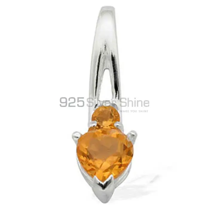 Citrine Gemstone Pendants In 925 Fine Silver Jewelry 925SP1595_0