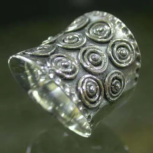 Plain Solid Sterling Silver Rings Jewelry 925SR2635_0