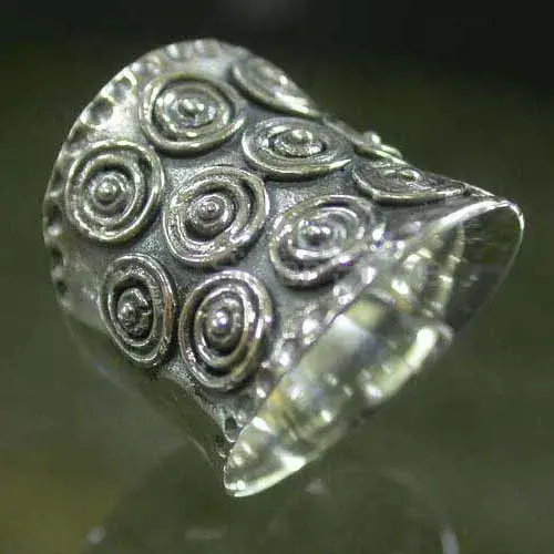 Plain Solid Sterling Silver Rings Jewelry 925SR2635_1