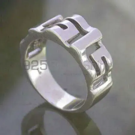 Custom Plain 925 Solid Silver Rings Jewelry 925SR2492_1