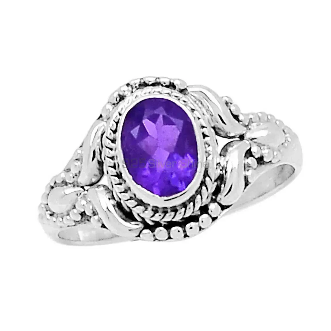Amethyst Silver Handmade Rings 925SR2364_1