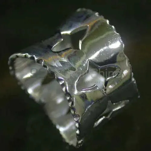 Plain 925 Solid Silver Rings Jewelry 925SR2641_0