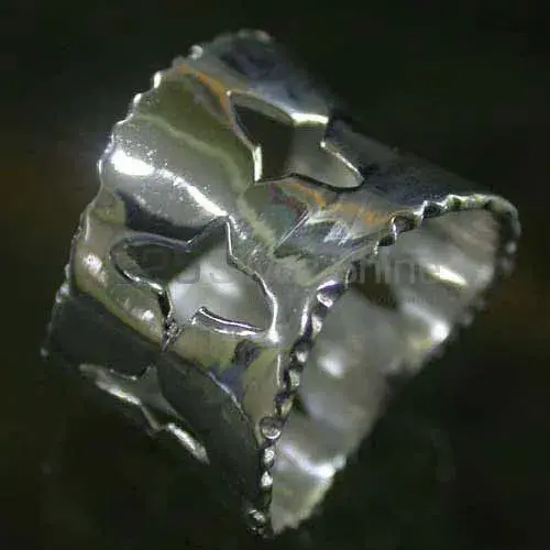 Plain 925 Solid Silver Rings Jewelry 925SR2641_1