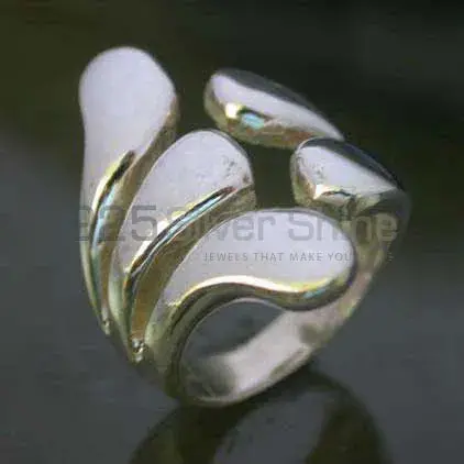 Plain Fine Silver Rings Jewelry 925SR2512_0