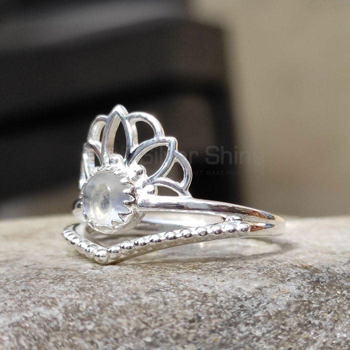 Rainbow Moonstone Ring In Sterling Silver Jewelry SSR49_0
