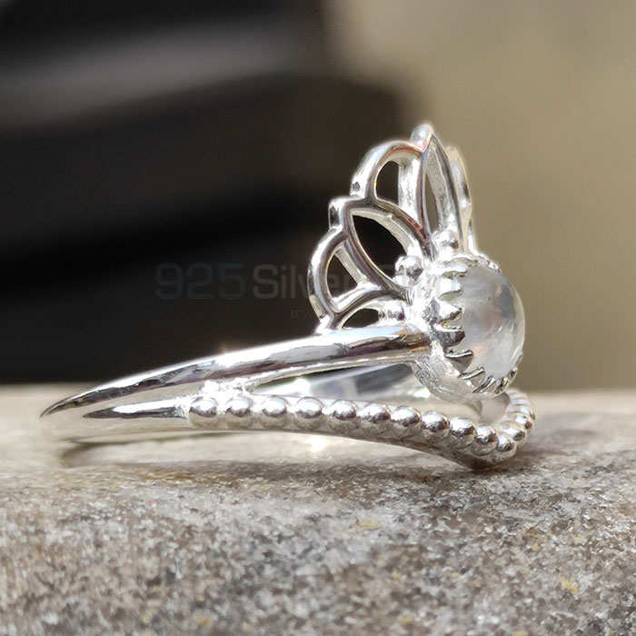Rainbow Moonstone Ring In Sterling Silver Jewelry SSR49_1