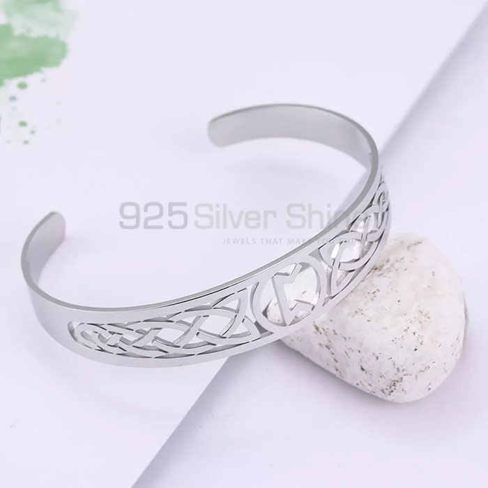 Sterling Silver Filigree Cuff Bangle Bracelet FGMB157