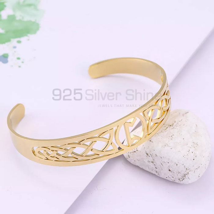 Sterling Silver Filigree Cuff Bangle Bracelet FGMB157_1