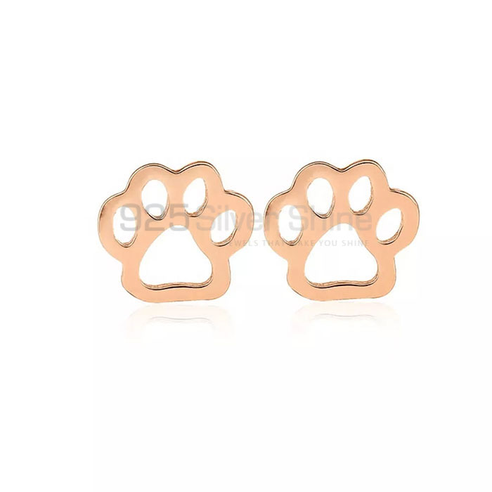 Dog Cat Paw Earring, Animal Minimalist Earring In 925 Sterling Silver AME48_0