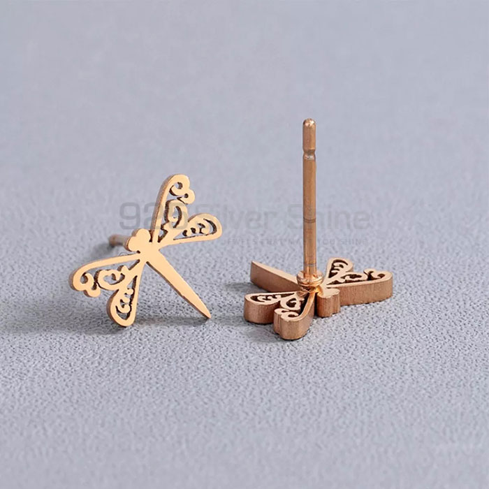 Dragonfly Earring, Animal Minimalist Earring In 925 Sterling Silver AME86_2