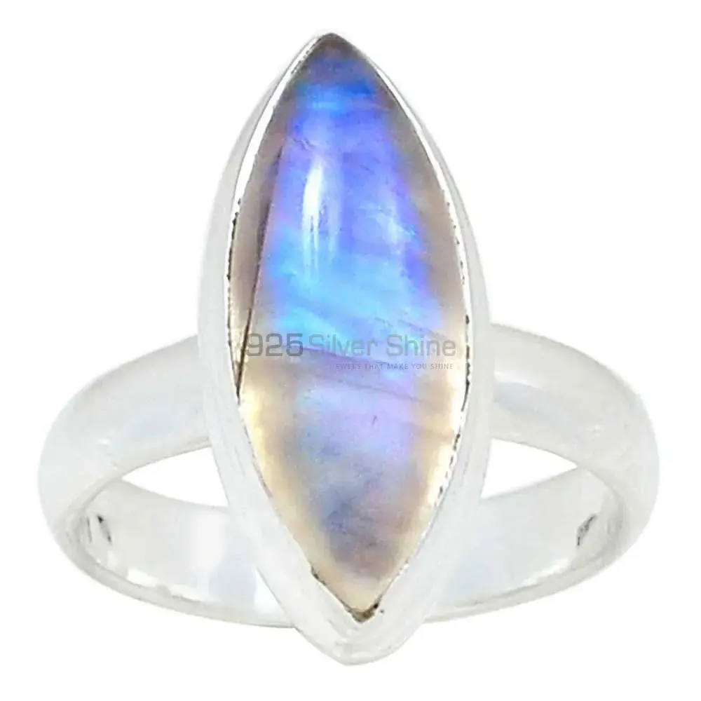 Faceted Cut Multi Marquise Gemstone Rings In Silver 925SR2270_1