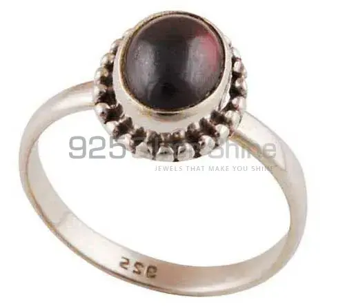 Garnet Birthstone Sterling Silver Engagement Rings 925SR2866_1