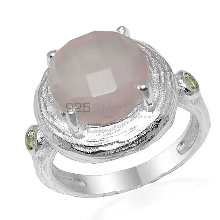 Fine 925 Sterling Silver Rings In Genuine Multi Gemstone 925SR1605_1