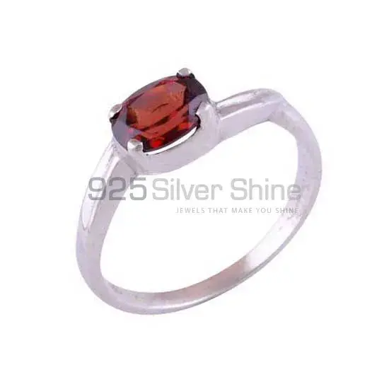 Sterling Silver Garnet Gemstone Rings Jewelry 925SR3433_1