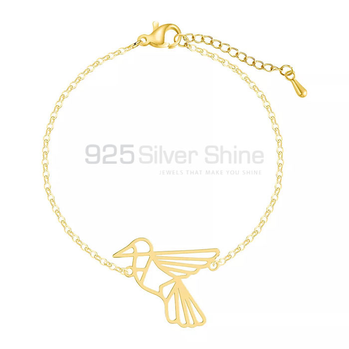 Flying Bird Bracelet, Animal Minimalist Bracelet In 925 Sterling Silver AMB27_0