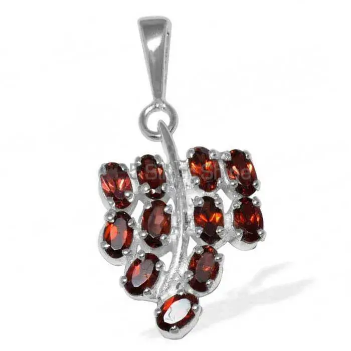 Garnet Gemstone Pendants In 925 Solid Silver Jewelry 925SP1644_2
