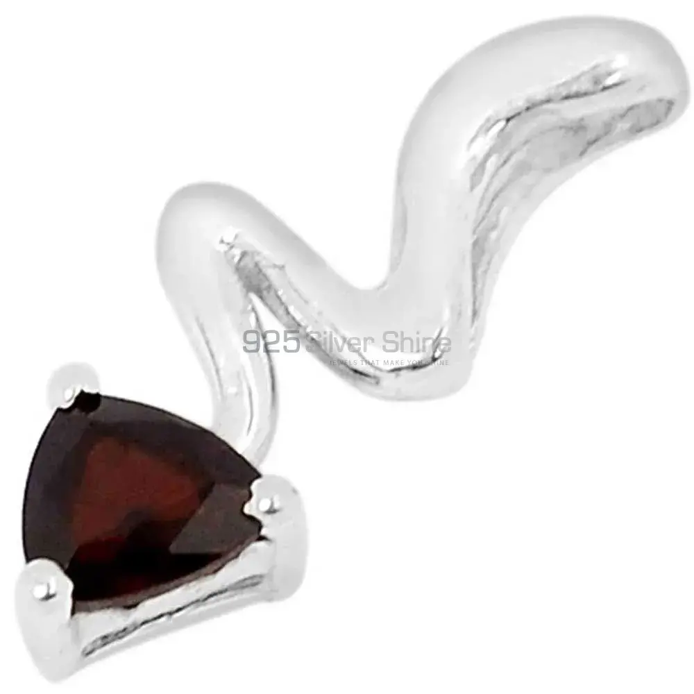 Garnet Gemstone Pendants In 925 Solid Silver Jewelry 925SSP318-4_1