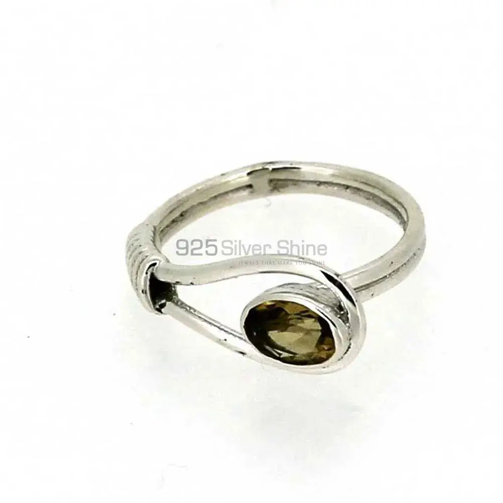 Sterling Silver Citrine Rings Jewelry 925SR028-4_2