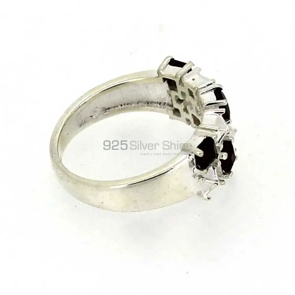 Genuine Garnet Gemstone Handmade Ring In 925 Silver 925SR09_2
