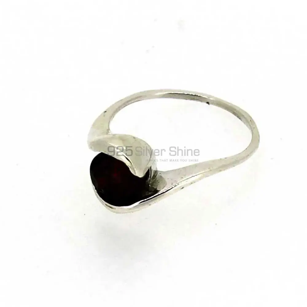 Garnet Gemstone Sterling Silver Rings 925SR023-2_1