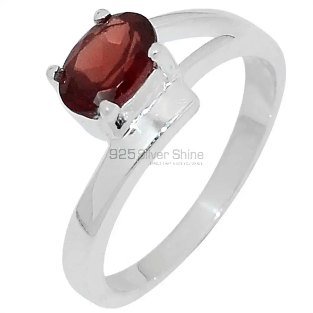 Handmade Sterling Silver Garnet Gemstone Rings 925SR088-5_0