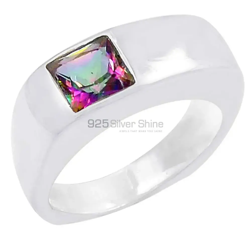 Genuine Mystic Topaz Gemstone Ring In Solid Silver 925SR098-2_0