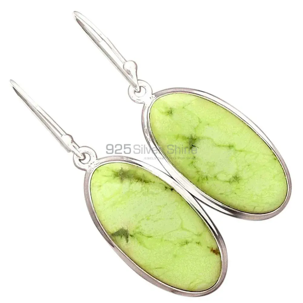Genuine Agate Gemstone Earrings In 925 Sterling Silver 925SE2262_2