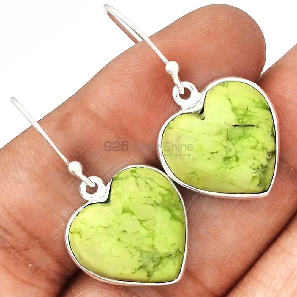 Genuine Agate Gemstone Earrings In Fine 925 Sterling Silver 925SE2268_1